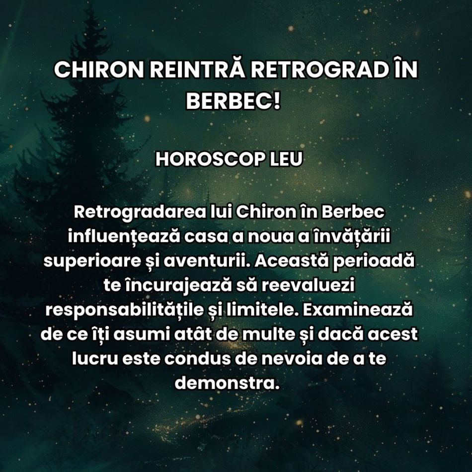 Chiron reintră retrograd în Berbec! Nu părăsește semnul de foc până în 2027! Vindecarea karmică va fi un drum anevoios!