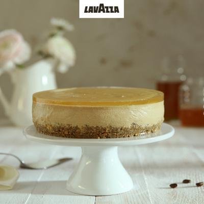 Cheesecake cu cafea si jeleu de miere pentru masa de Craciun