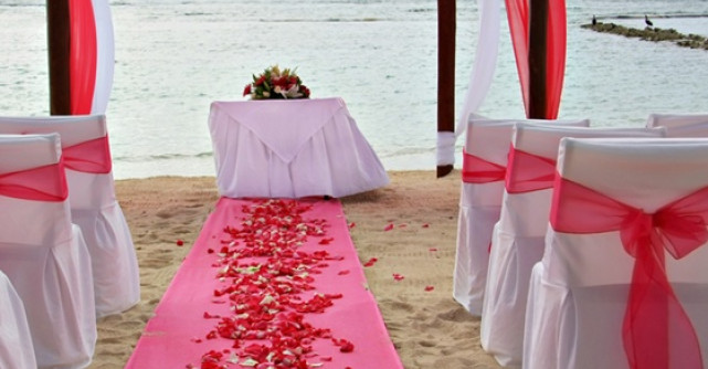 Nunta romantica intr-o culoare