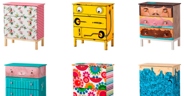 Comoda personalizata de la IKEA
