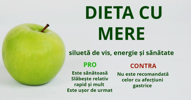 Incredibila DIETA CU MERE - silueta de vis, energie si sanatate