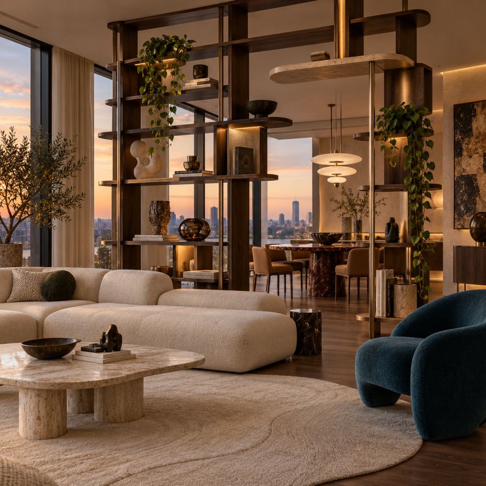 Spațiul dintre living și dining poate deveni vedeta casei: 5 idei elegante de separare fără să construiești un perete