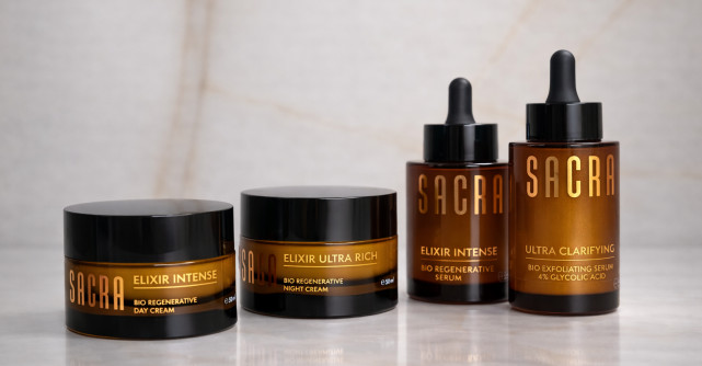 Biotehnologia întâlnește natura. Sacra Cosmetics, brandul cu origini românești își propune să schimbe industria frumuseții