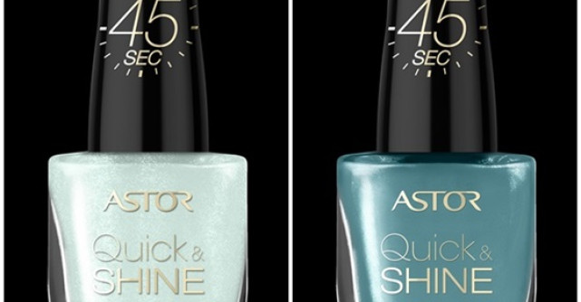 Astor Quick & SHINE ofera stralucire maxima unghiilor tale! 