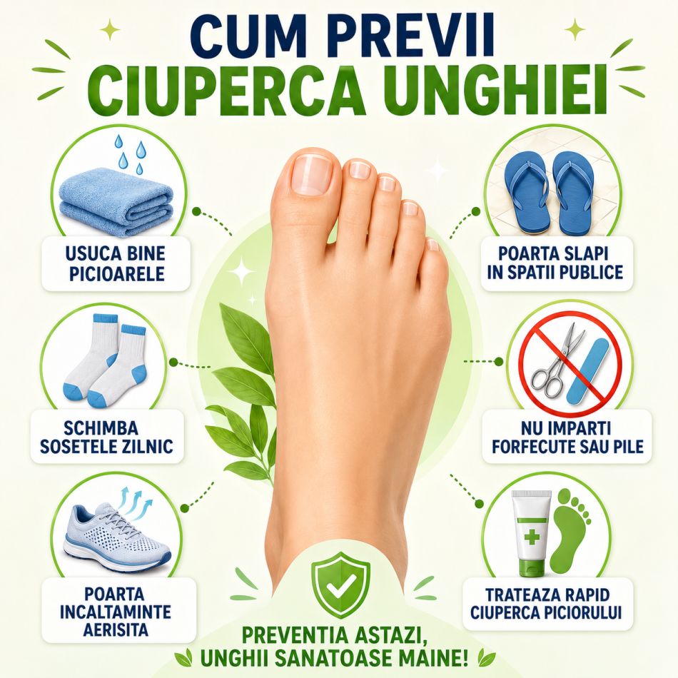 Ciuperca unghiei: ce este, cum arată, de ce apare și cum se tratează corect
