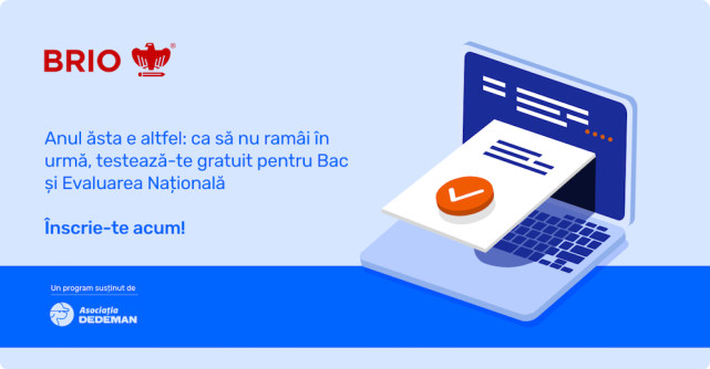 Brio.ro: Programul național de pre-testare gratuită și nelimitată