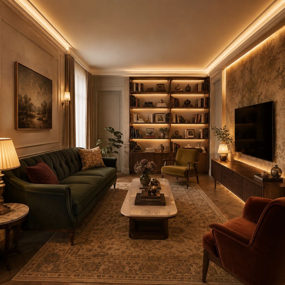 7 alternative de iluminat prin care înlocuiești lustra din sufragerie: idei moderne pentru un living mai elegant