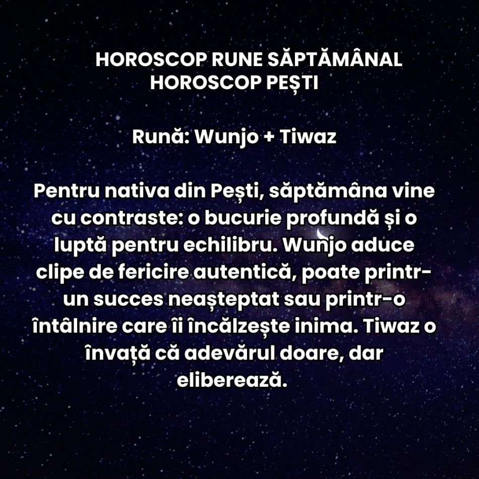 Horoscop Rune săptămâna 19-25 mai 2025: Suntem îndemnați să nu uităm de vise, să vedem semnele și să ne urmăm intuiția