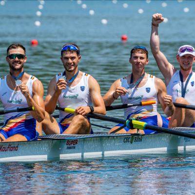 O nouă victorie pentru canotajul românesc. România pe podium la Cupa Mondială III de la Lucerna