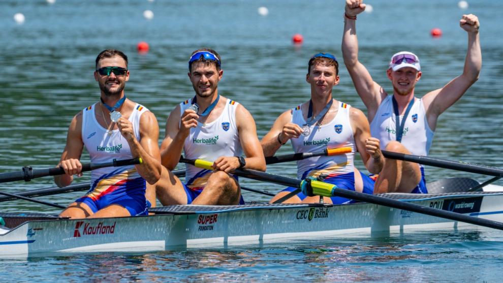 O nouă victorie pentru canotajul românesc. România pe podium la Cupa Mondială III de la Lucerna