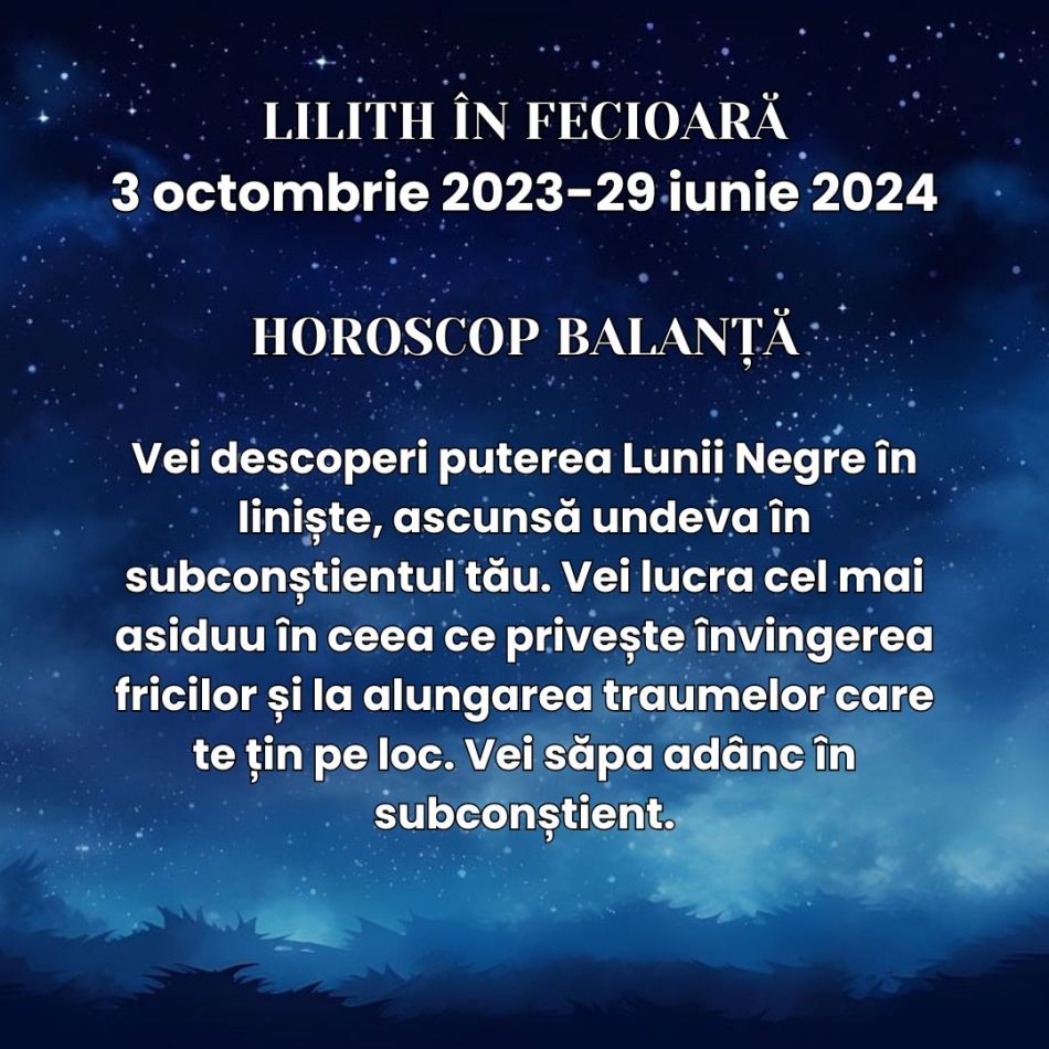 Lilith, Luna Neagră, se mută în Fecioară până în Iunie 2024: Devenim metodici în alungarea traumelor, fricilor și decepțiilor