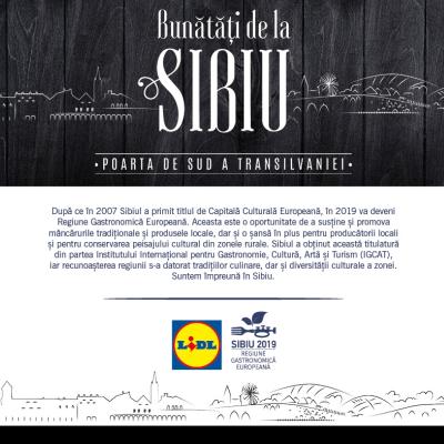 Lidl celebrează parteneriatul cu Sibiu prin lansarea Săptămânii Sibiene în magazinele sale