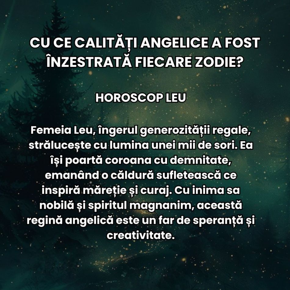 Horoscopul binecuvântărilor divine: Cu ce calități angelice a fost înzestrată zodia ta?