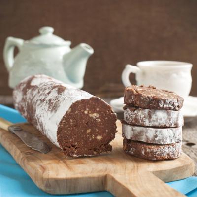 Salam de biscuiti cu EXTRA ciocolata