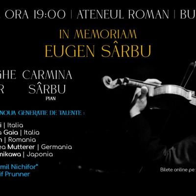Concert caritabil In Memoriam Eugen Sârbu