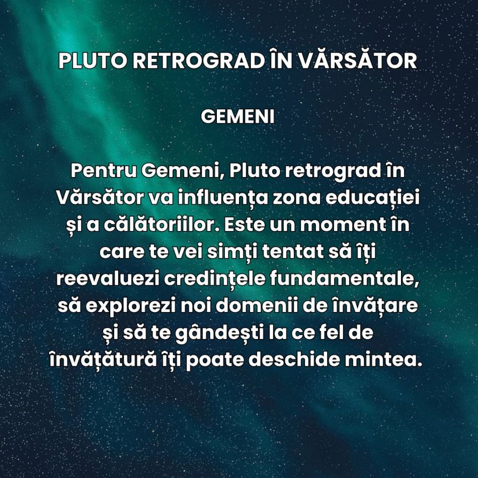 Urmează 6 luni de schimbări dramatice! Pluto retrograd în Vărsător ne va reconfigura destinele în perioada mai-octombrie 2025