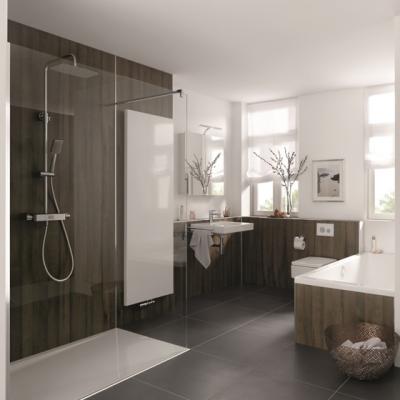 Cum cureti peretii din sticla ai cabinei de dus?