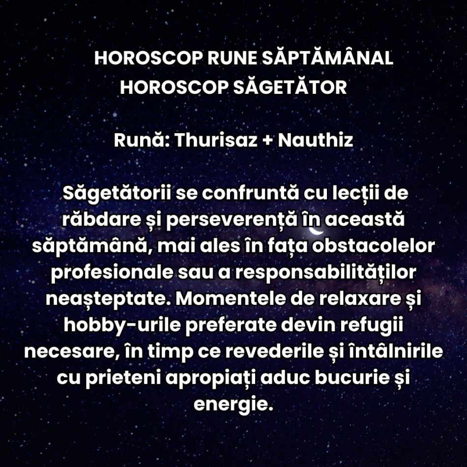 Horoscop Rune săptămâna 13-19 octombrie 2025: Deciziile pe care le luăm cu inima deschisă ne vor decide ritmul spre succes
