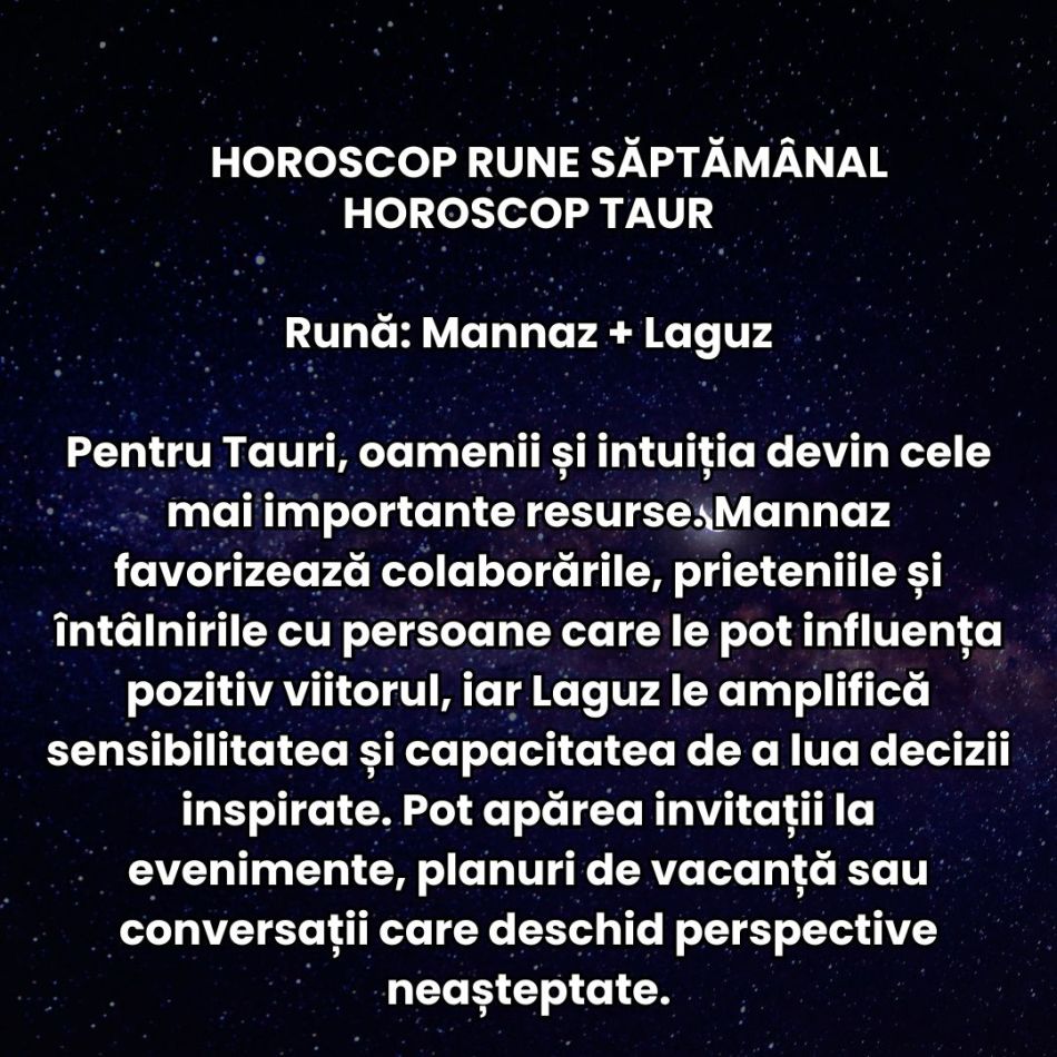 Horoscop Rune săptămâna 10-16 august 2026: Săptămâna Eclipsei aduce momente intense care ne ghidează spre renaștere! 