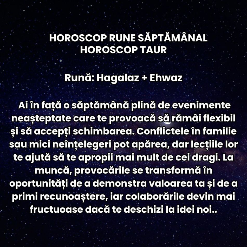 Horoscop Rune săptămâna 22-28 septembrie 2025: Revenim pe drumul spre echilibru. Trăim momente prielnice pentru planuri noi