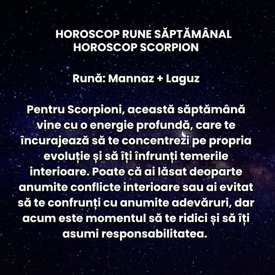 Horoscop Rune săptămâna 9-15 iunie 2025: Secretele noastre interioare trebuie înfruntate cu îndrăzneală