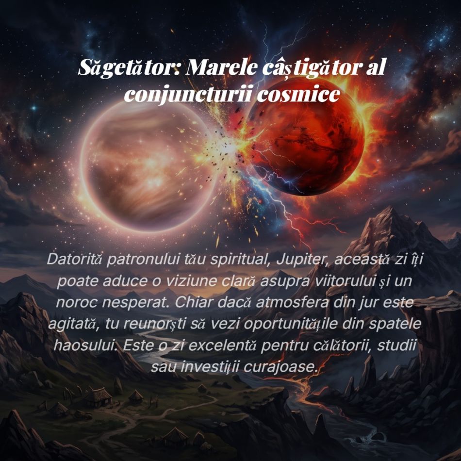 Scântei, conflicte și noroc uriaș pe 29 iulie: Ce se întâmplă azi când planeta dragostei se lovește de planeta războiului?