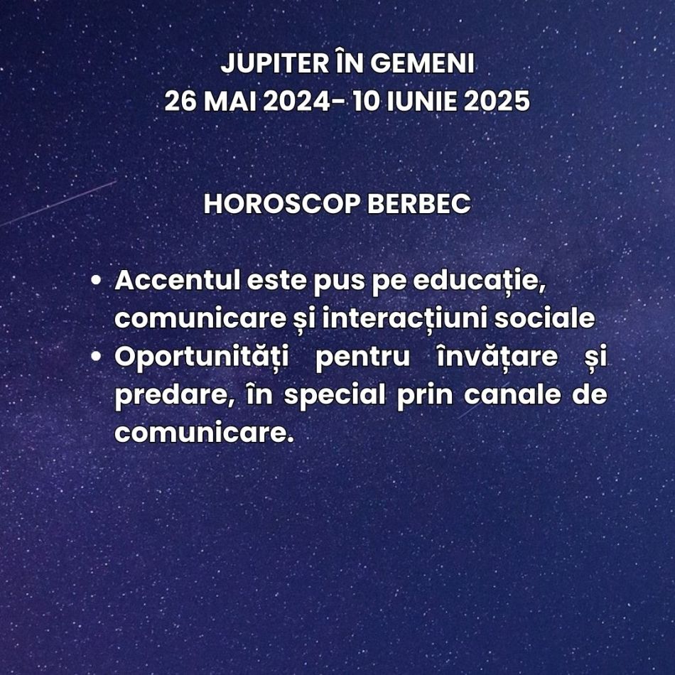  Jupiter, Marele Benefic, se mută în Gemeni. Cum îți schimbă norocul?