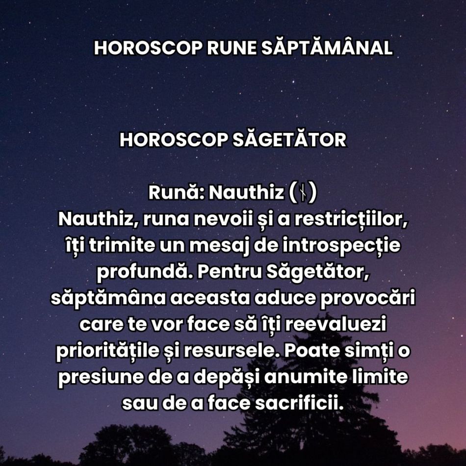 Horoscop Rune săptămâna 30 septembrie – 6 octombrie 2024: La ce trebuie să te aștepți?
