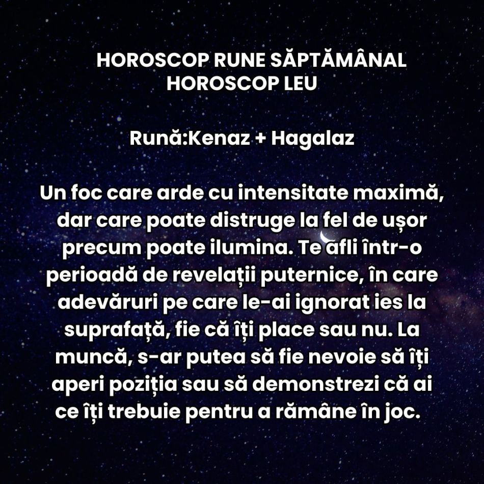 Horoscop Rune săptămâna 21-27 aprilie 2025: Cine rămâne lângă noi acum o face pentru că vrea cu adevărat!
