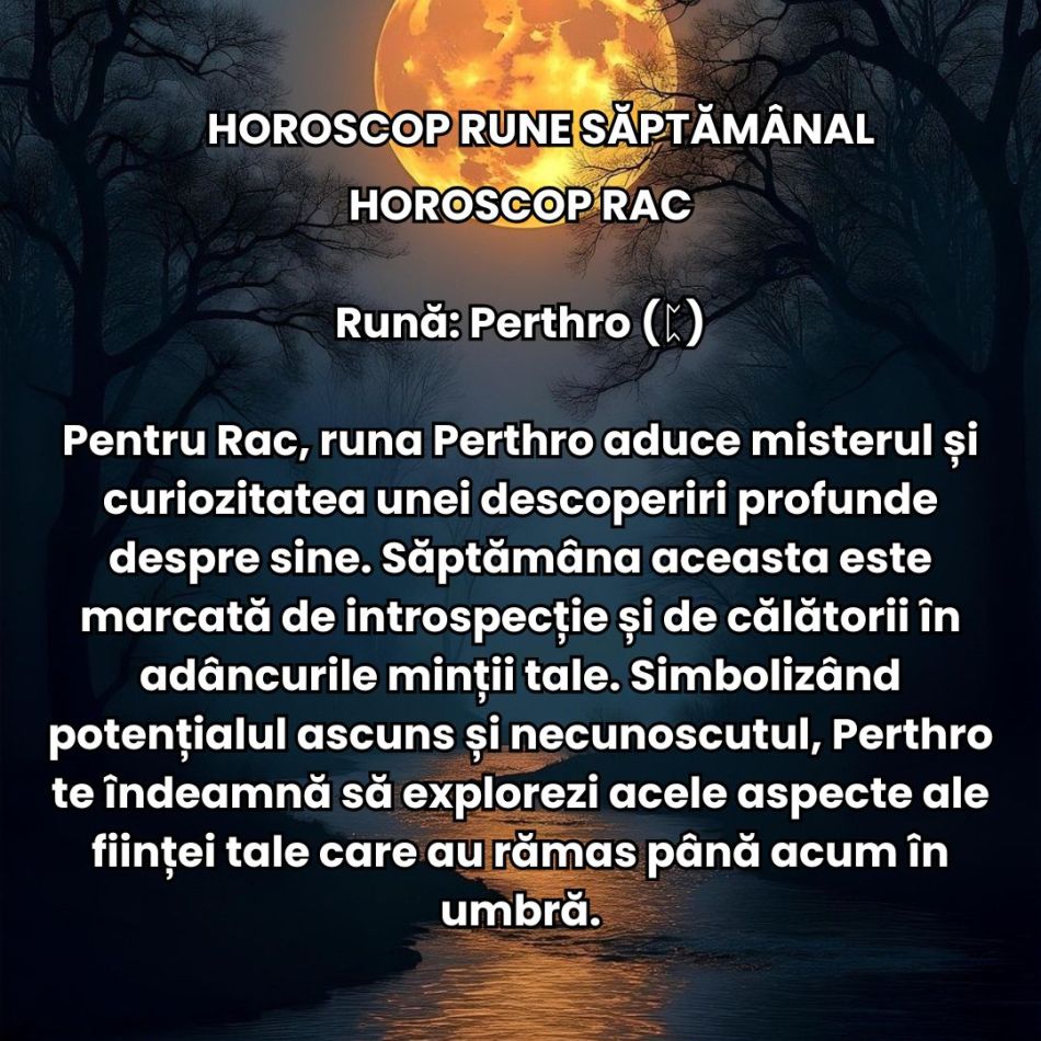 Horoscop Rune săptămâna 11-17 noiembrie 2024: Ce te așteaptă la mijlocul lui Brumar cu ocazia Lunii Pline în Taur?