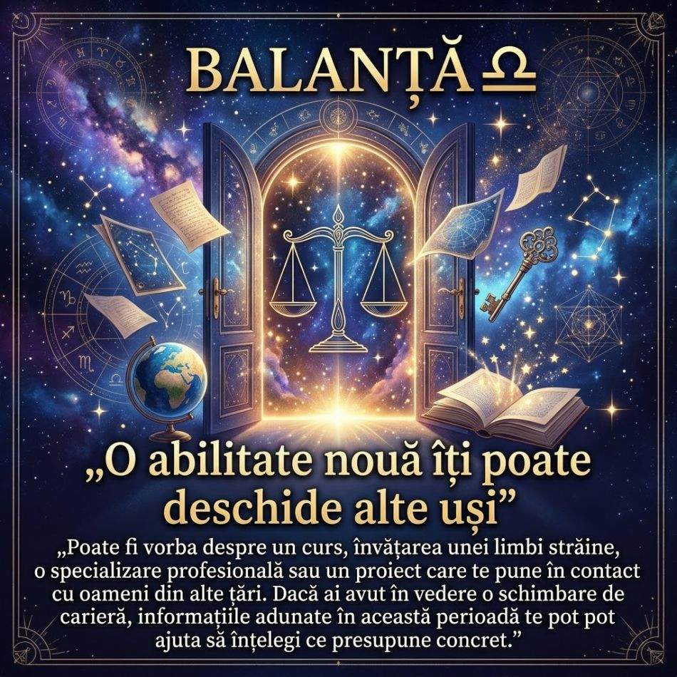 Horoscop Balanță: 7 schimbări concrete care te așteaptă în 2027