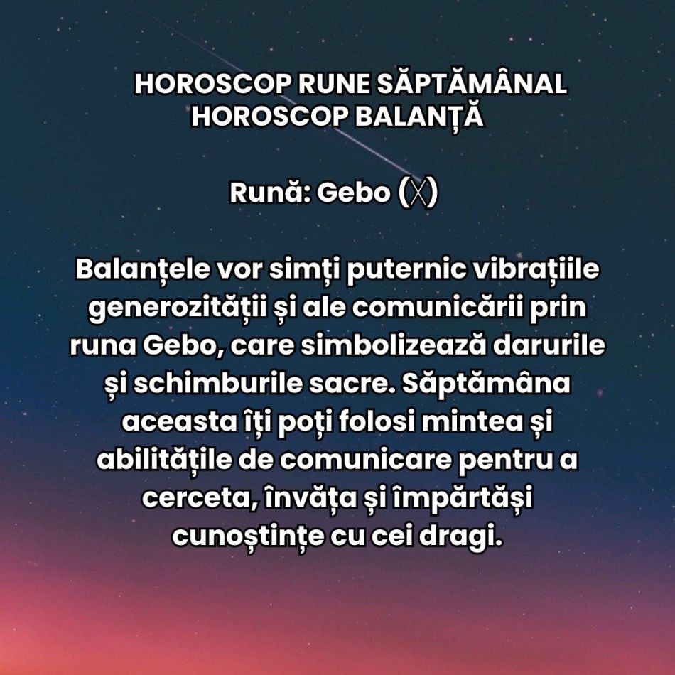 Horoscop Rune săptămâna 4 - 10 noiembrie 2024: Ce aliați valoroși sunt dezvăluiți acum?