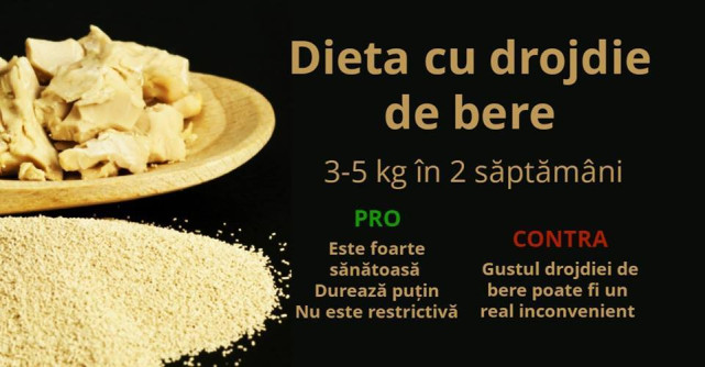 Uimitoarea dieta cu drojdie de bere: 3-5 kg in 2 saptamani