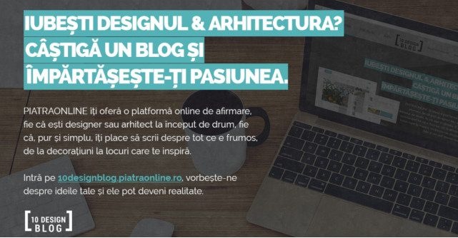 PIATRAONLINE lanseaza 10DesignBlog