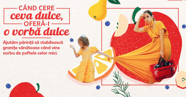 Campanie de psihonutriție: Când cere ceva dulce, oferă-i o vorbă dulce