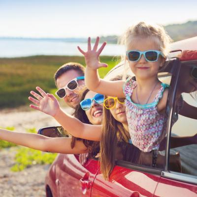 12 idei de activități în mașină cu copiii