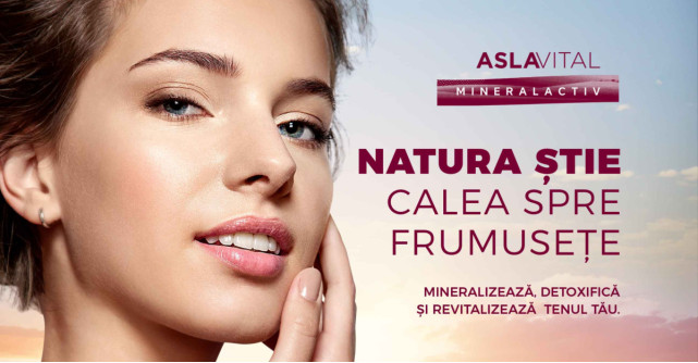 Farmec dezvoltă Aslavital, un brand unic pe piața locală, prin modernizarea gamei Aslavital Mineralactiv