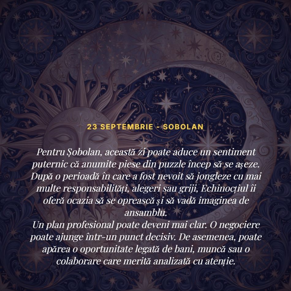Horoscop chinezesc, 23 septembrie: Echinocțiul de Toamnă aduce echilibru. Pentru 5 zodii, Universul pune lucrurile la locul lor
