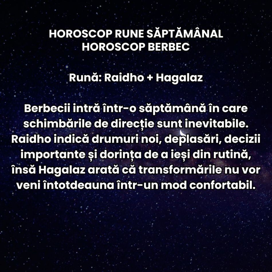 Horoscop Rune săptămâna 20-26 iulie 2026: Momentul de cotitură de la mijlocul verii a sosit! Ușile neașteptate se deschid!