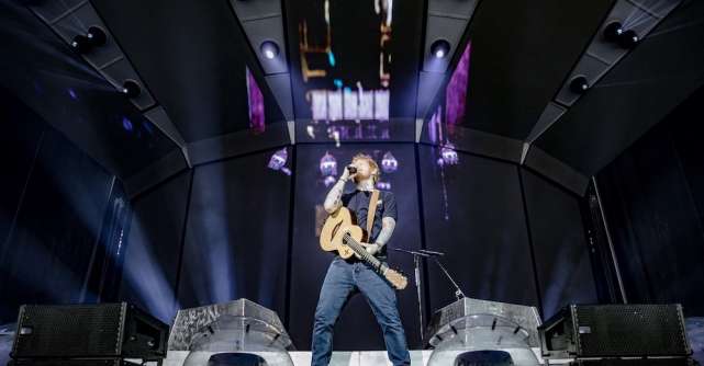 50.000 de spectatori au cântat aseară alături de Ed Sheeran pe Arena Națională