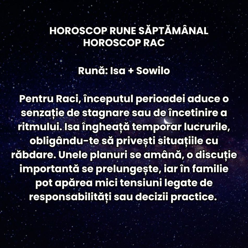Horoscop Rune săptămâna 9-15 martie 2026:  Începem să vedem primele semne ale schimbării. Totul devine mai luminos