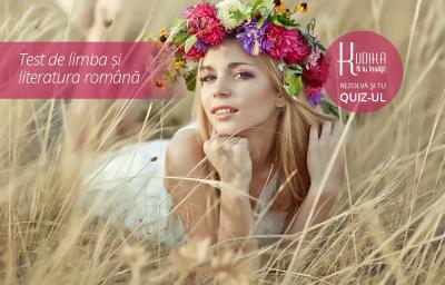 Test de limba si literatura romana