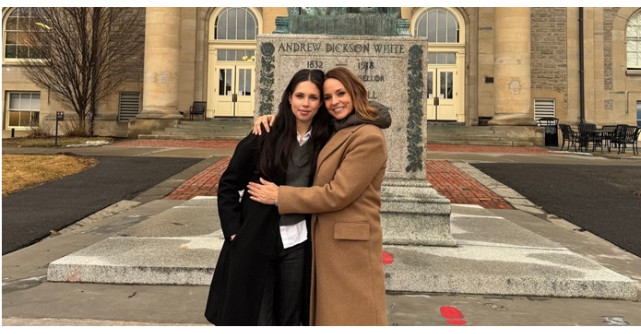 Andreea Marin și Ștefan Bănică, împreună din nou pentru fiica lor: Violeta a absolvit și se pregătește să plece în America