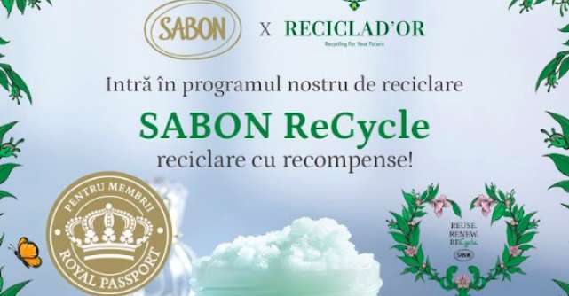 Tu și natura câștigați cu programul Sabon ReCycle 