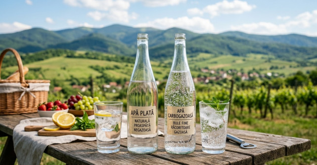 Apă plată sau apă carbogazoasă? Care e mai varianta mai sănătoasă și mai hidratantă?
