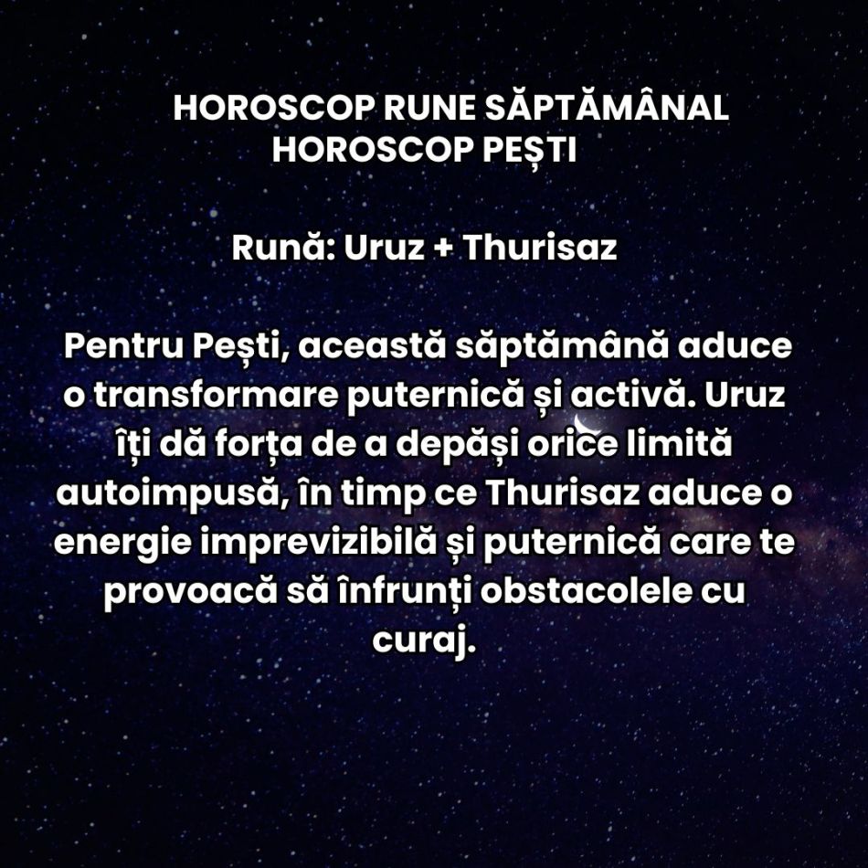 Horoscop Rune săptămâna 12-18 mai 2025: Este momentul să ieșim din umbră și să ne îmbrățișăm adevărata putere.