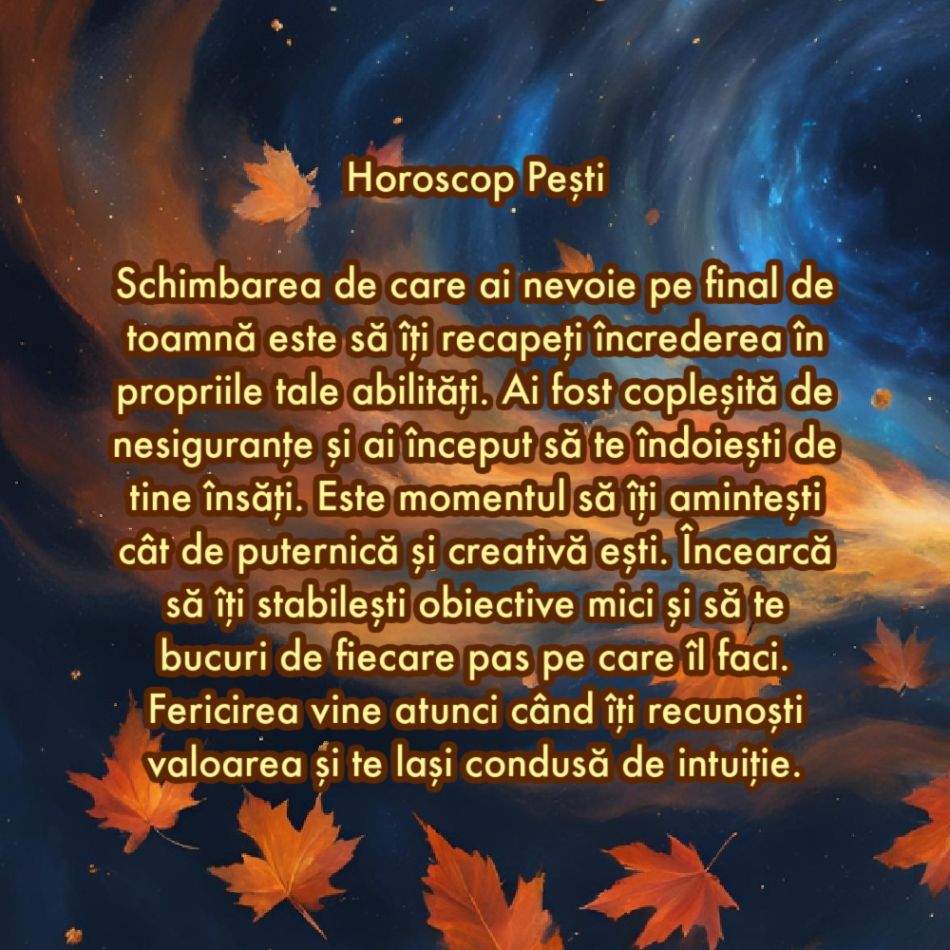 Care este schimbarea de care ai nevoie pe final de toamnă în funcție de zodia în care te-ai născut