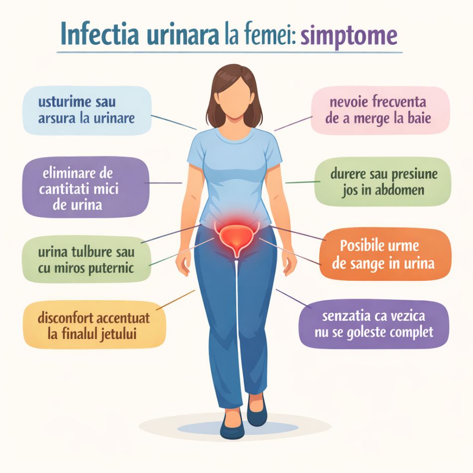 Infecția urinară la femei: simptome alarmante, cauze, tratamente și cum o previi