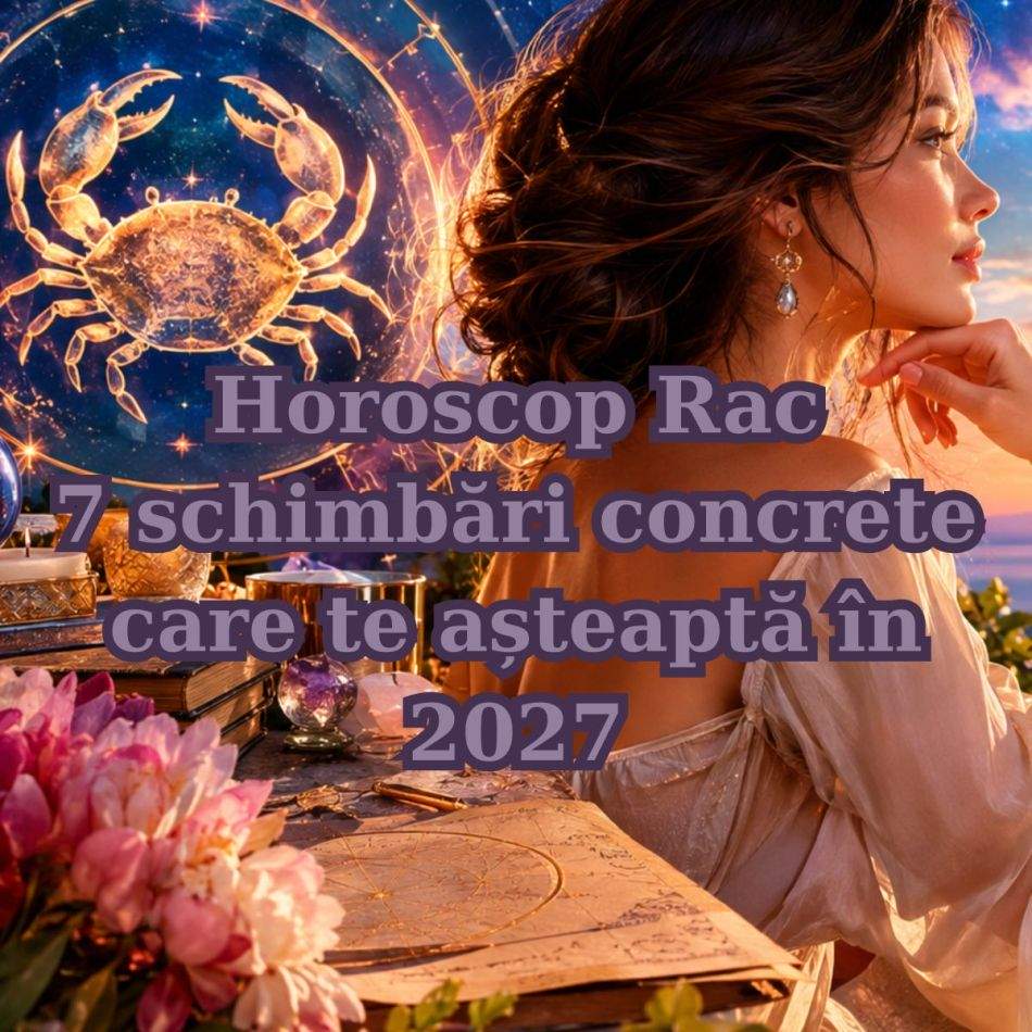Horoscop Rac: 7 schimbări concrete care te așteaptă în 2027