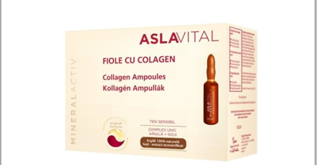 Fermitate si tonifiere cu noile Fiole cu Colagen de la ASLAVITAL Mineralactiv!